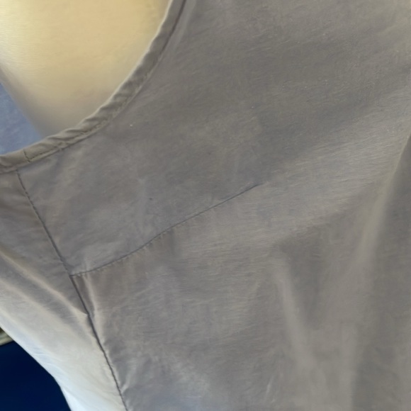 LIGHT Blue Sleeveless Ruffled Collar - Picture 5 of 6